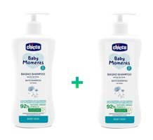 Chicco Baby Moments Göz Yakmayan Hassas Ciltler İçin Bebek Şampuanı 2x500 ml