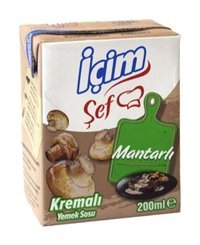 İçim Şef Mantarlı Yemeklik Krema 4x200 ml