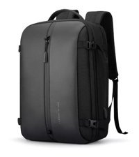 Mark Twin MR1930 Şarjlı Gözlü Korumalı Su Geçirmez Kumaş 15.6 inç Sırt Laptop Çantası Siyah