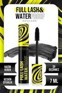New Well Full Lash Volume Hacim Veren Suya Dayanıklı Siyah Maskara
