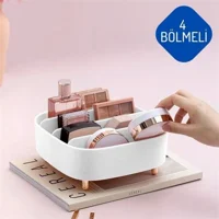 Transformacion 717761 Bölmeli Makyaj Organizeri Beyaz