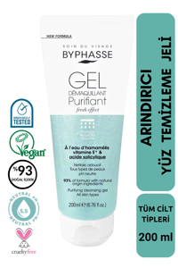 Byphasse Fresh Effect Tüm Ciltler İçin Yüz Temizleme Jeli 200 ml