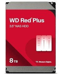 Western Digital Red Plus WD80EFPX 8 TB 3.5 inç 5640 RPM 256 MB SATA 6.0 PC Harddisk