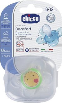 Chicco Comfort 4 Ay+ Silikon Sarı Emzik