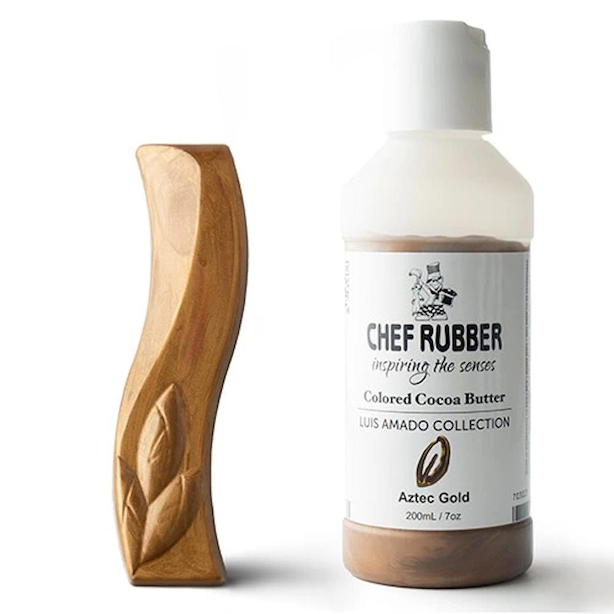 Chef Rubber Butter Aztec Altın Yağ Bazlı Toz Gıda Boyası 50 ml