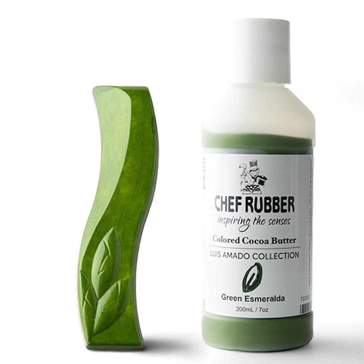 Chef Rubber Butter Esmeralda Yeşil Yağ Bazlı Toz Gıda Boyası 200 ml