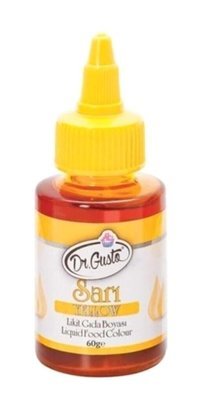 Dr. Gusto Sarı Su Bazlı Sıvı Gıda Boyası 60 gr