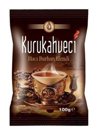 Kurukahveci Hacı Burhan Efendi Sade Orta Kavrulmuş Türk Kahvesi 100 gr