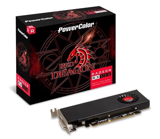 Powercolor Red Dragon RX 550 2 GB GDDR5 PCI-Express 2.0 DX 12 1 Fanlı 64 Bit Gaming AMD Ekran Kartı