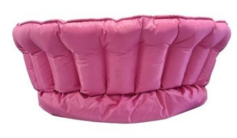 Aquahome Yıkanabilir 75 x 60 x 25 cm Sepet Kedi Yatağı Açık Pembe