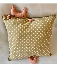 Luvaluva Yıkanabilir 55 cm Sepet Kedi Yatağı Kahverengi