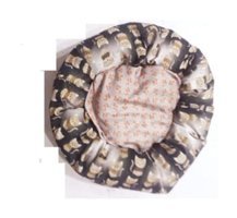 Kemsad 55 cm Simit Kedi Yatağı Çok Renkli