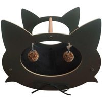 Akat Cosy Sallanan Ayaklı 55 x 47 cm Sepet Kedi Yatağı Bej - Krem