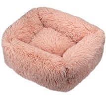 Hallow 45 x 35 cm Simit Kedi Yatağı Pembe