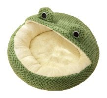 Aolan Frog Yıkanabilir 60 x 60 cm Sepet Kedi Yatağı Açık Yeşil