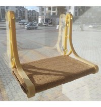 Tineke Vantuzlu 35 x 35 x35 cm Sepet Kedi Yatağı Bej