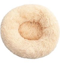 Forestbird Yıkanabilir 50 cm Simit Kedi Yatağı Bej - Haki