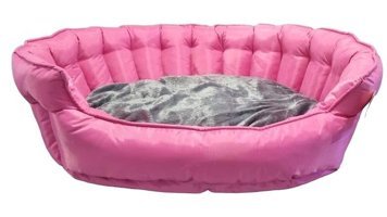 Aquahome 68 x 50 x 27 cm Sepet Kedi Yatağı Açık Pembe