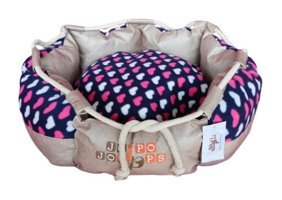 Jojo Pops Rope No 45 35 x 50 cm Sepet Kedi Yatağı Açık Gri