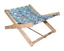 Barış Dizayn Sallanan Ayaklı Yıkanabilir 50 x 43 x 28 cm Sepet Kedi Yatağı Mint