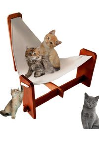 Havzoria Sallanan Ayaklı 50 x 50 x 20 cm Sepet Kedi Yatağı Çok Renkli
