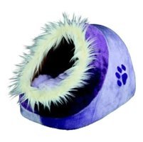 Trixie 41 x 35 cm Üstü Kapalı Kedi Yatağı Mor