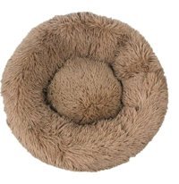 Forestbird Yıkanabilir 50 cm Simit Kedi Yatağı Kahverengi