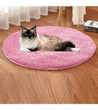 Bundera 50 x 50 cm Sepet Kedi Yatağı Pembe