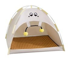 Magideal Suntek 35 x 35 x 30 cm Üstü Kapalı Kedi Yatağı Beyaz