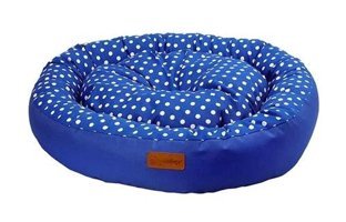 Dubex Yıkanabilir 65 cm Simit Kedi Yatağı Kırmızı