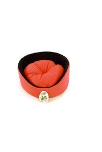 Petpretty 45 x 15 cm Simit Kedi Yatağı Kırmızı