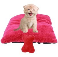 Evene 50 x 35 cm Sepet Kedi Yatağı Pembe