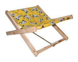 Barış Dizayn Sallanan Ayaklı 50 x 43 x 28 cm Sepet Kedi Yatağı Sarı