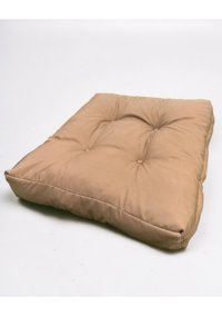 Kemique Brownie 019 Yıkanabilir 65 x 65 cm Sepet Kedi Yatağı Krem