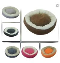 Bedspet Yıkanabilir 50 cm Simit Kedi Yatağı Çok Renkli