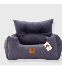 Petboss Yıkanabilir 70 x 65 cm Sepet Kedi Yatağı Gri