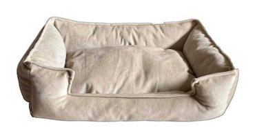 Brt Pet 60 x 45 cm Sepet Kedi Yatağı Beyaz - Krem