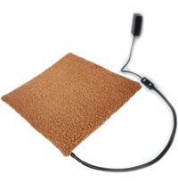 Powertec Yıkanabilir 45 x 45 x 4 cm Simit Kedi Yatağı Kahverengi