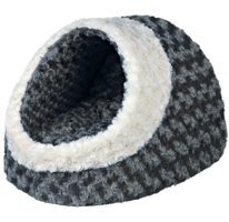 Trixie 36341 41 x 35 cm Üstü Kapalı Kedi Yatağı Bej - Gri