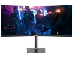 Rampage Black Eagle BE34R165QC 165 Hz 1 ms 34 inç 3440 x 1440 px Kavisli VA HDMI Freesync GSync UWQHD LED Oyuncu Monitör
