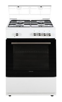 Finlux FN SFR 500 P 65 lt A Enerji Sınıfı Analog Doğalgaz Ocaklı Tam Boy Solo Fırın Beyaz-Siyah