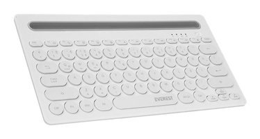 Everest KB-BT84 İngilizce Q Black Switch Kablosuz Beyaz Standart Klavye