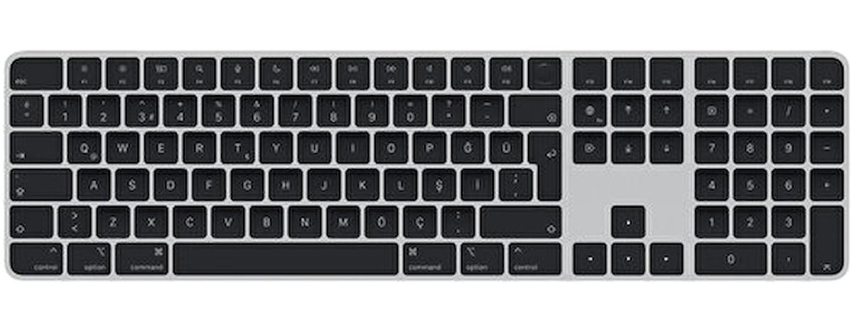 Apple Magic MMMR3TQ/A Türkçe Q Kablosuz Siyah Standart Klavye