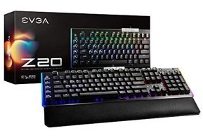 Evga Z20 Optik US Layout 811-W1-20US-KR İngilizce Q RGB Kablolu Siyah Mekanik Klavye