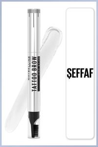 Maybelline New York 00 Clear Asansörlü Çift Taraflı Kaş Kalemi Şeffaf