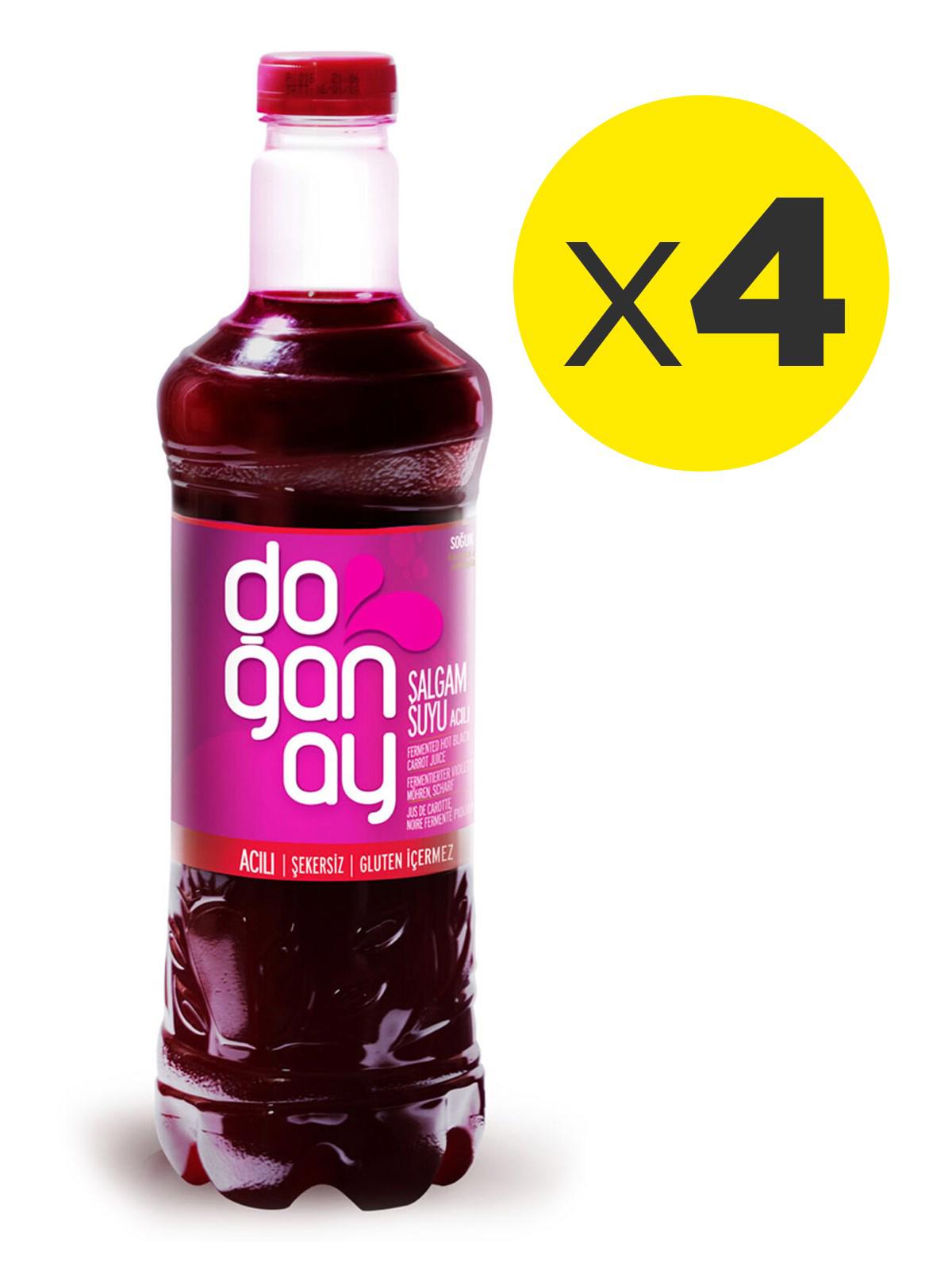 Doğanay Acılı Şalgam 4x1 lt