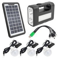 Powermaster GD-8017S Basmalı Güneş Enerjili 250 Lümen LED Şarjlı El Feneri