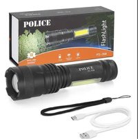 Police PS-358 Basmalı Uzun Menzilli LED Şarjlı El Feneri