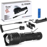 Watton WT-620 Tg-10 Basmalı Uzun Menzilli LED Şarjlı El Feneri