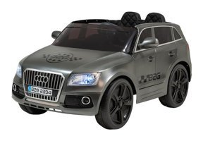 Baby2Go Suv 12 V Üstü Açık İki Kişilik Akülü Araba Gri